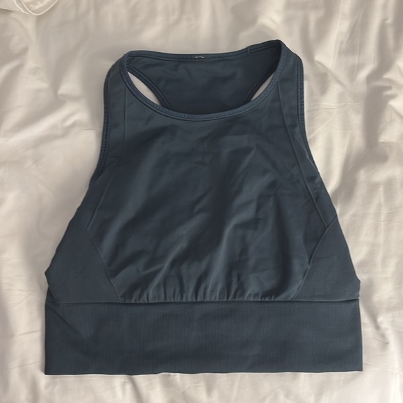 Lululemon Athletica Ebb to Train Sports Bra size 8 Iron Blue - Picture 5 of 7